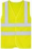 Korntex KX127K Childrens Safety Vest Esbjerg - 4 Reflective Stripes - Signal Yellow - XS