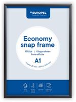 Europel Clicklijst Economy, lijst 25 mm, ft A1, zwart