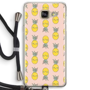 Ananas: Samsung Galaxy A5 (2016) Transparant Hoesje met koord