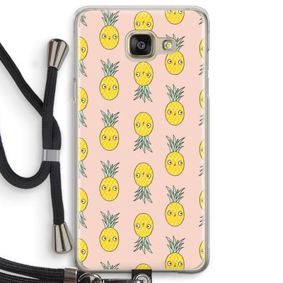 Ananas: Samsung Galaxy A5 (2016) Transparant Hoesje met koord