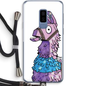 Lama: Samsung Galaxy S9 Plus Transparant Hoesje met koord