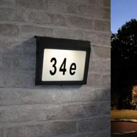 Solar huisnummer axel zwart op zonne energie inclusief nummers