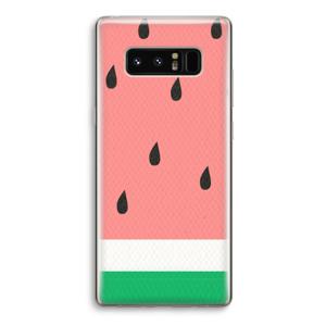 Watermeloen: Samsung Galaxy Note 8 Transparant Hoesje