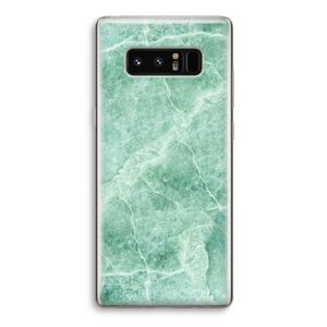 Groen marmer: Samsung Galaxy Note 8 Transparant Hoesje