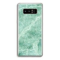 Groen marmer: Samsung Galaxy Note 8 Transparant Hoesje