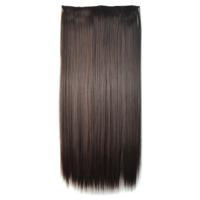 4B # Naadloze vijf-clip pruik uit één stuk Lange rechte pruik