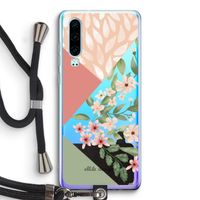 Sweet heaven geometrics: Huawei P30 Transparant Hoesje met koord