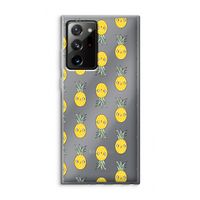 Ananas: Samsung Galaxy Note 20 Ultra / Note 20 Ultra 5G Transparant Hoesje