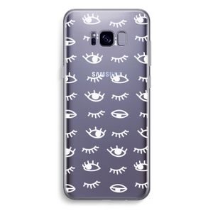 Eye pattern #3: Samsung Galaxy S8 Plus Transparant Hoesje