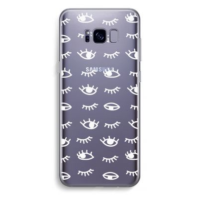 Eye pattern #3: Samsung Galaxy S8 Plus Transparant Hoesje