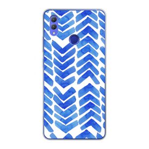 Blauwe pijlen: Honor Note 10 Transparant Hoesje