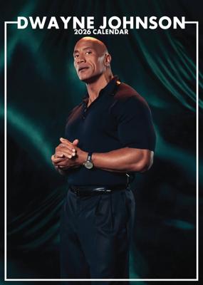 Dwayne Johnson A3 Kalender 2026