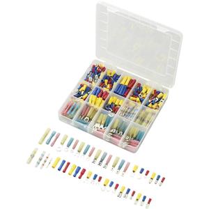 TRU COMPONENTS 739925 Assortiment kabelschoenen 0.50 mm² - 2.50 mm² Blauw, Geel, Rood, Wit 382 stuk(s)