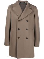 Tagliatore manteau court à boutonnière croisée - Marron