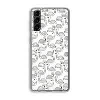 Zwanen: Samsung Galaxy S21 Plus Transparant Hoesje