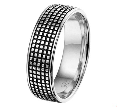 TFT Ring Oxi Zilver Geoxideerd