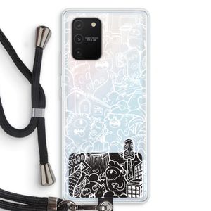 Vexx City #2: Samsung Galaxy S10 Lite Transparant Hoesje met koord