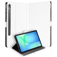 Samsung Galaxy Tab S10 FE / S9 FE | Book Cover | Hoesje met Standaard - Wit