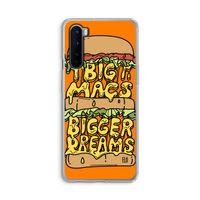 Big Macs Bigger Dreams: OnePlus Nord Transparant Hoesje