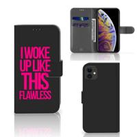 Apple iPhone 11 Hoesje met naam Woke Up - Origineel Cadeau Zelf Maken Apple iPhone 11 Hoesje met naam Woke Up - Origineel Cadeau Zelf Maken