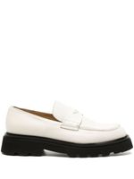 Doucal's chunky-sole leather loafers - Blanc - thumbnail