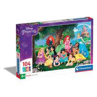 Clementoni Supercolor Disney Princess Legpuzzel 104 stuk(s) Stripfiguren