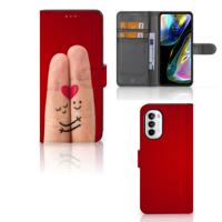 Motorola Moto G52 | Moto G82 | Wallet Case | met Pasjes | Liefde - Origineel Romantisch Cadeau