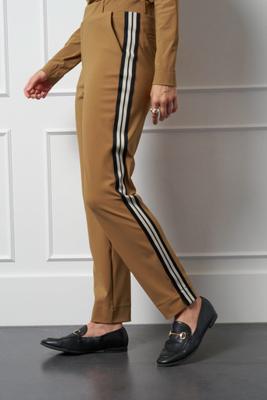 Anne bnd tape trousers - caramel - 13246
