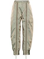 Vaquera pantalon court à détails de zips - Vert