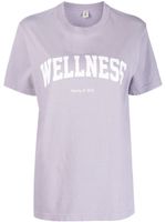 Sporty & Rich t-shirt à logo Wellness imprimé - Violet - thumbnail