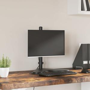 VidaXL Monitorbeugel vesa 75/100 mm zwart staal