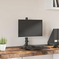 VidaXL Monitorbeugel vesa 75/100 mm zwart staal