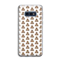 Poop emoji: Samsung Galaxy S10e Transparant Hoesje