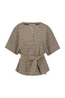 Irma culture shirt - offwhite/mustard - 07007