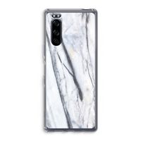 Gestreepte marmer: Sony Xperia 5 Transparant Hoesje