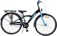 Volare 26 inch fiets thombike zwart/blauw 22610