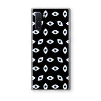 Eyes pattern: Samsung Galaxy Note 10 Transparant Hoesje