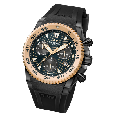 Horlogeband TW Steel ACE413 Rubber Zwart
