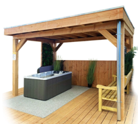 Veranda Robuust 300x300 cm - Buitengewoon de boet