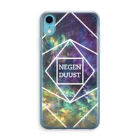 Negenduust ruimte: iPhone XR Transparant Hoesje