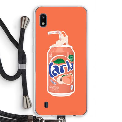 S(peach)less: Samsung Galaxy A10 Transparant Hoesje met koord