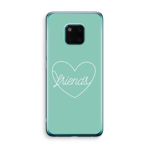 Friends heart pastel: Huawei Mate 20 Pro Transparant Hoesje