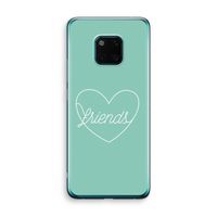 Friends heart pastel: Huawei Mate 20 Pro Transparant Hoesje