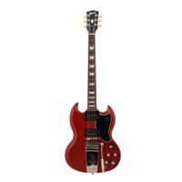 Gibson Original Collection SG Standard Faded ’61 Maestro Vibrola Vintage Cherry Satin elektrische gitaar met koffer - thumbnail