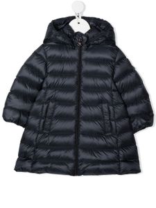 Moncler Enfant doudoune zippée à capuche - Bleu