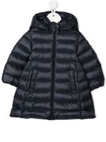 Moncler Enfant doudoune zippée à capuche - Bleu - thumbnail