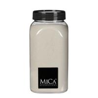 Mica Decorations decoratie zand - 650ml - creme wit - hobby zandkorrels - sierzand