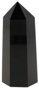 Edelsteen Obelisk Punt Obsidiaan 70 - 80 mm