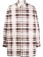 Qasimi chemise oversize à carreaux - Tons neutres