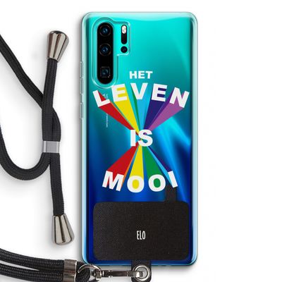 Het Leven Is Mooi: Huawei P30 Pro Transparant Hoesje met koord